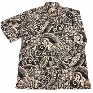 Newt Honolulu Hawaii Shirt XL Turtles palms Aloha 100% Cotton USA